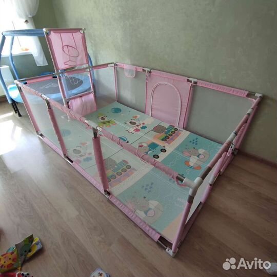 Большой детский манеж бу