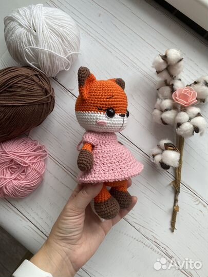 Вязаные игрушки ручной работы
