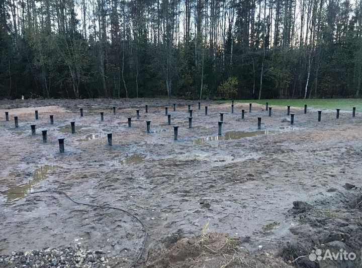 Винтовые сваи для фундамента