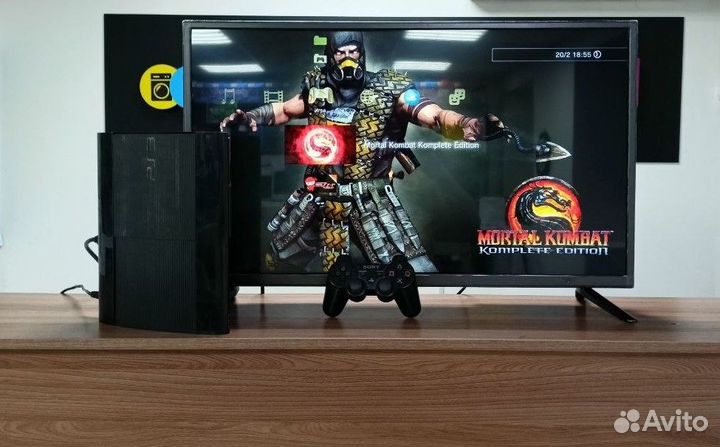 Прошитая PS3 Super Slim 500Gb + много игр