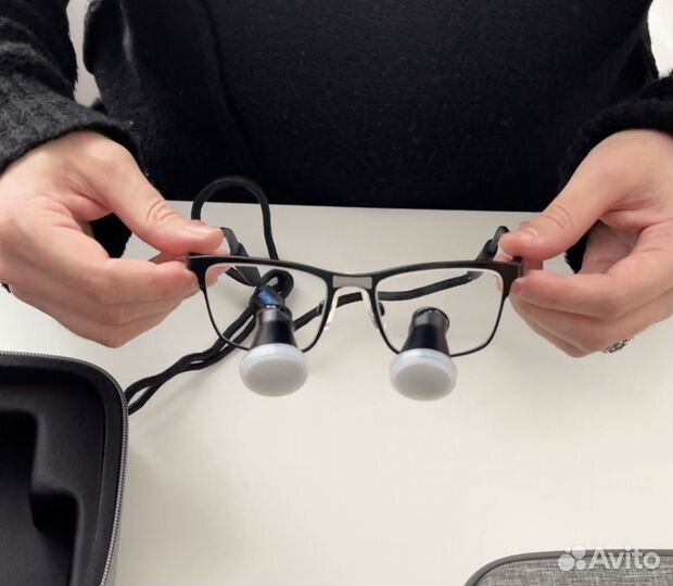 Индивидуальная бинокулярная оптика (лупа налобная)