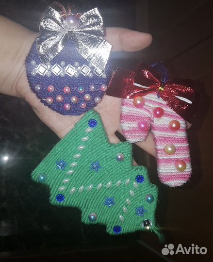 Новогодние игрушки ручной работы