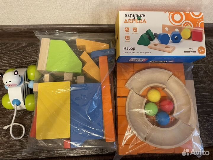 Развивающие деревянные игрушки