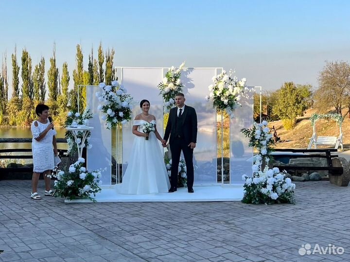 Выездная регистрация, декор свадьбы