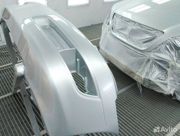 Бампер задн Solaris 14-17 серый SAE