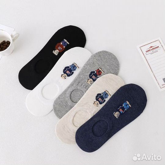 Носки следки 35-43 Polo Ralph