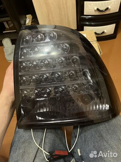 Задние фонари на priora 2 танированые