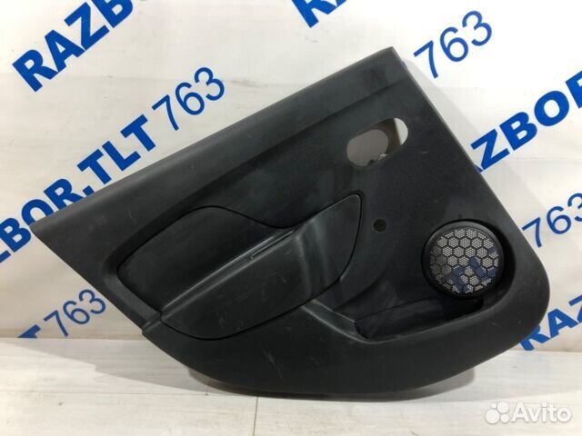 Обшивка двери задняя левая renault logan 2 1.6 мт