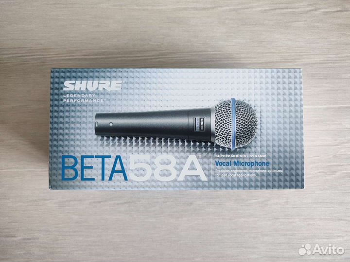 Микрофон Shure Beta 58A новый в коробке