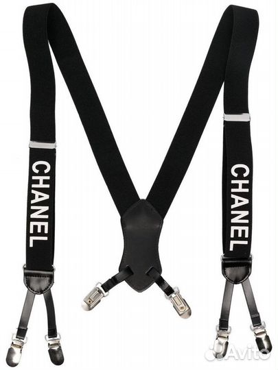 Подтяжки с принтом chanel