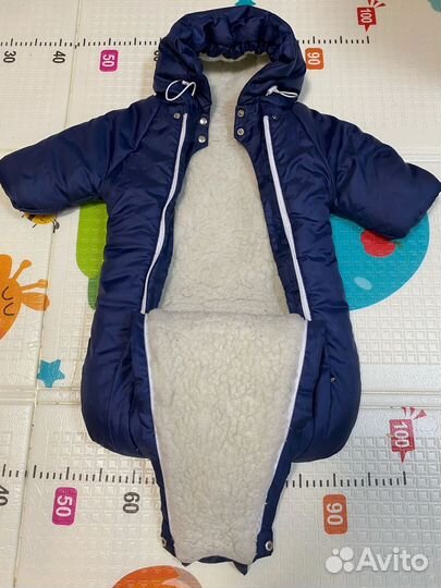 Конверт на выписку для мальчика зимний