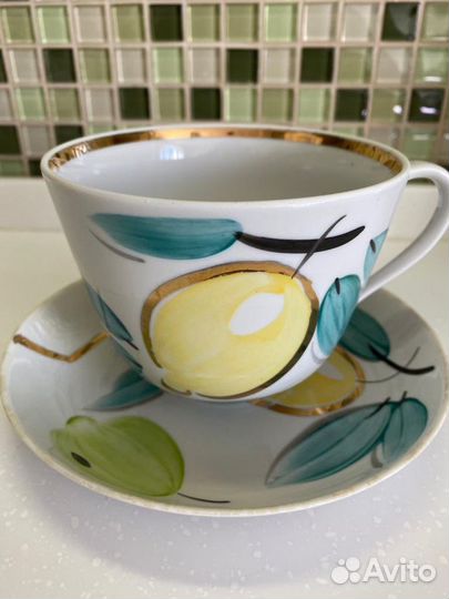 Чайная пара гинант Дулево СССР