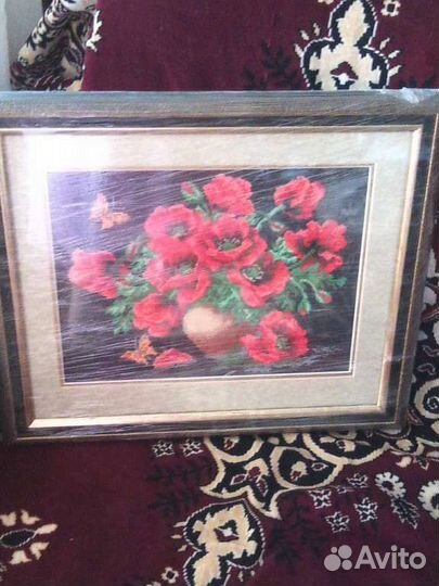 Картина вышитая крестом