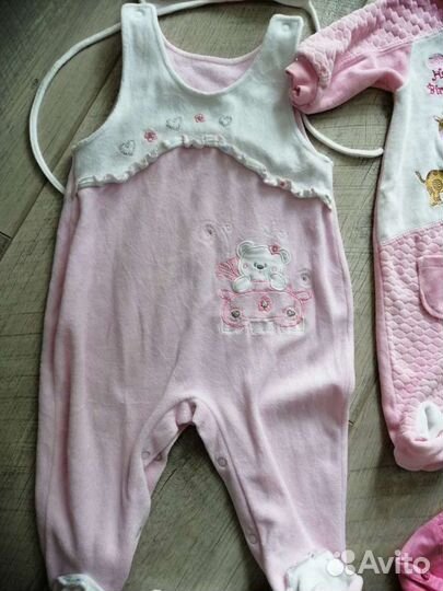 Вещи на девочку от 3 до 9 месяцев