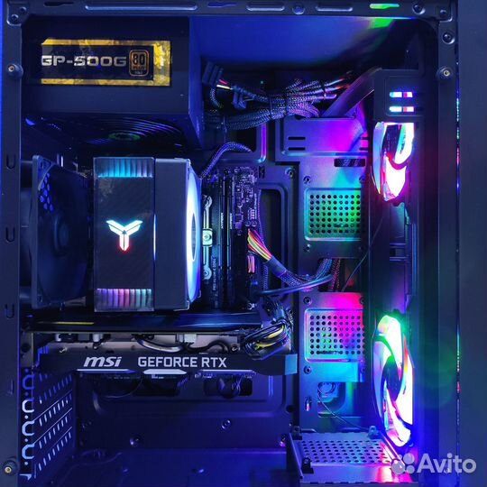Игровой пк Cosmo i3-12100F/RTX 2060S/16Gb/nvme