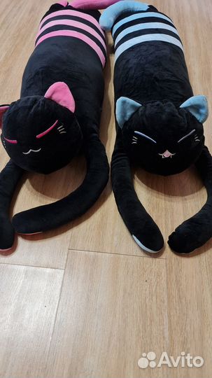 Кот-батон мягкая игрушка 70 см