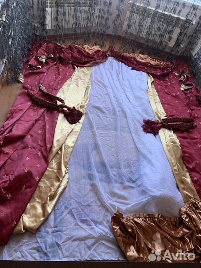 Комплект шторы и тюль(с Ламбрикеном)