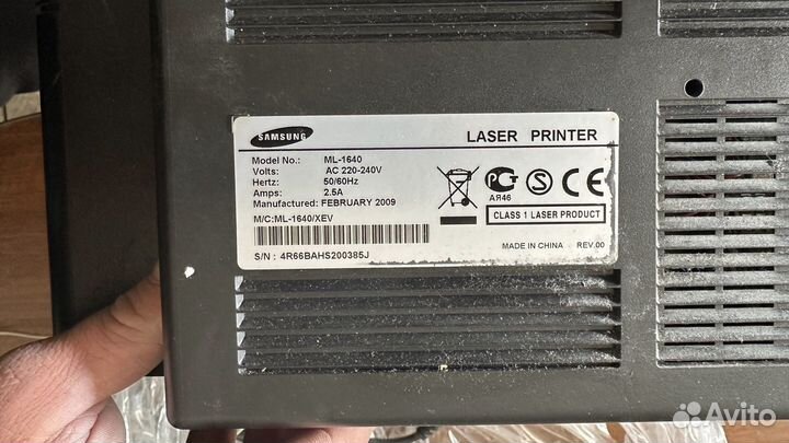 Принтер samsung ml 1640