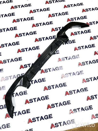 Диффузор вставка BMW G20 M Performance карбон