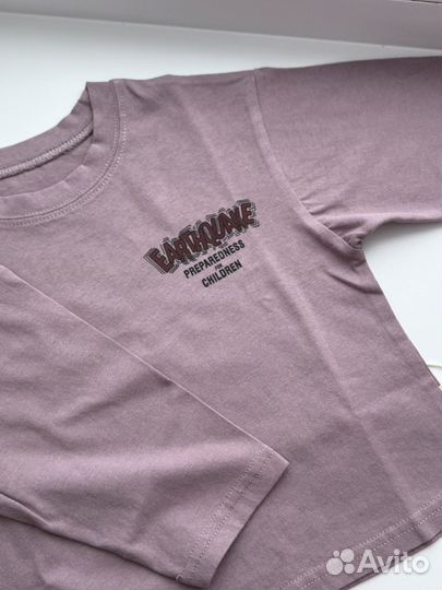 Лонгслив для девочки 98