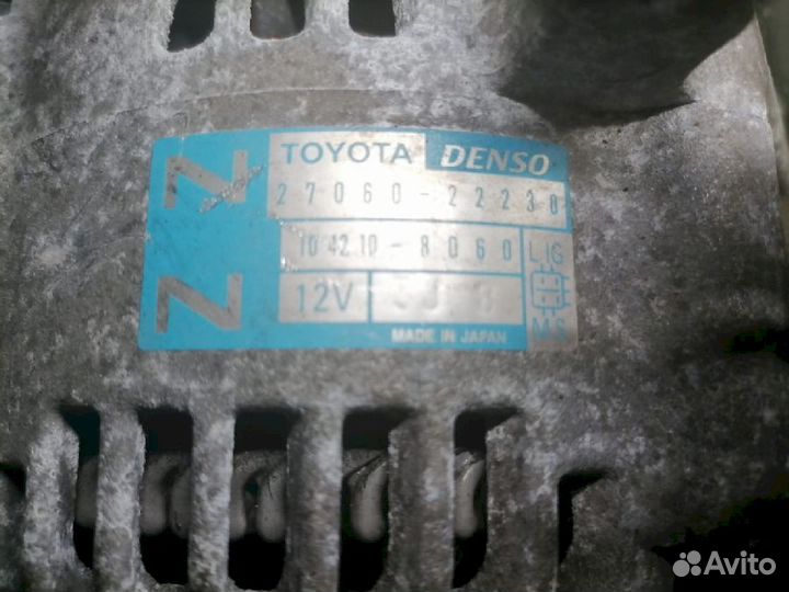 Генератор 1ZZ-FE Toyota Wish ZNE14G 2706022230
