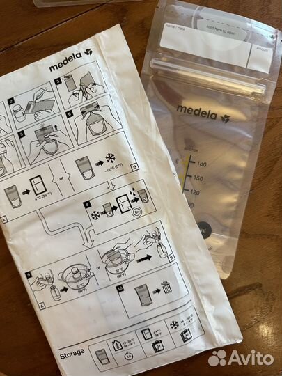 Пакеты для грудного молока medela