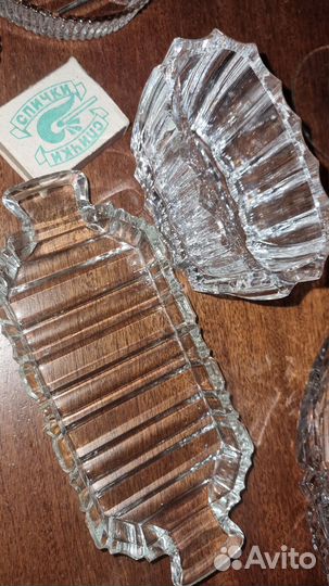 Хрусталь,стекло СССР, для севировки стола