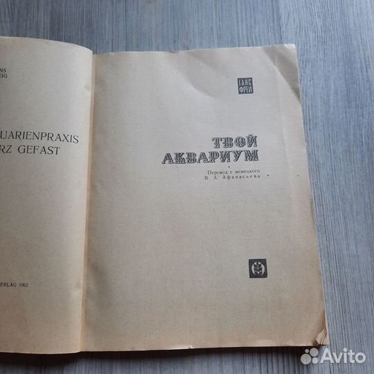 Твой аквариум. Фрей. 1969 г