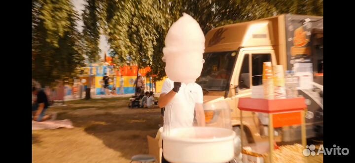 Сладкая вата, Попкорн, яблоки в карамели