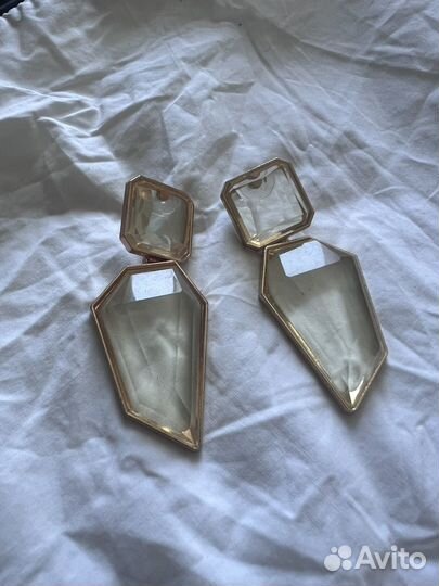 Сережки кристаллы (бронь пока что)