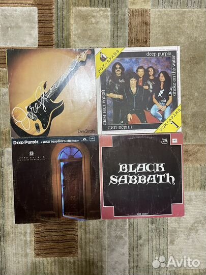 Виниловые пластинки рок