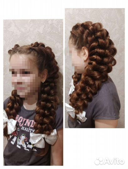 Косы, причёски