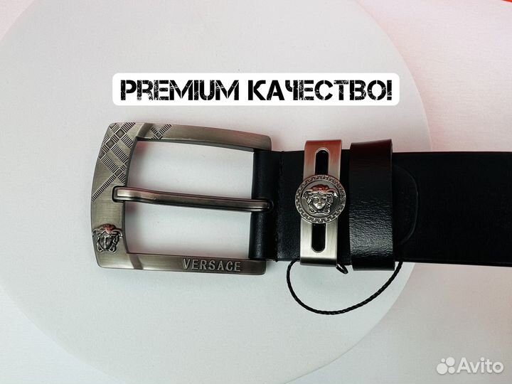 Ремень мужской кожаный