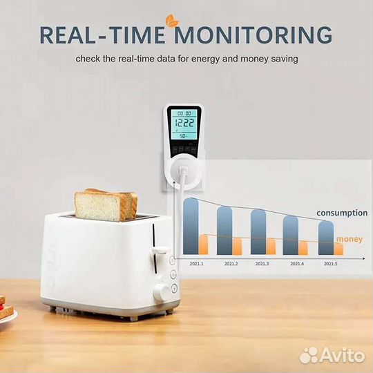 Цифровой Ваттметр,230 В