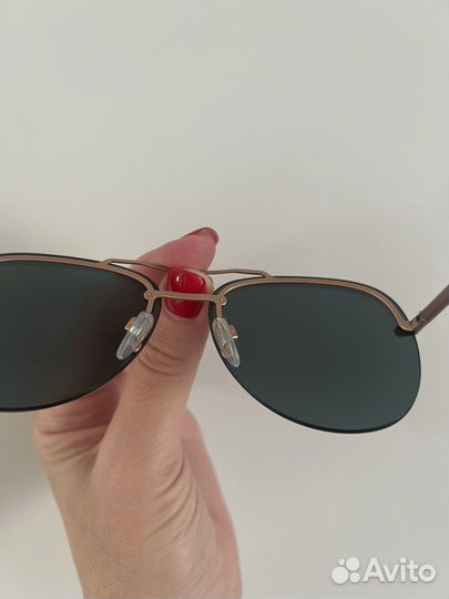 Солнцезащитные очки bvlgari зеркальные авиаторы