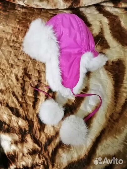 Шапка ушанка меховая детская