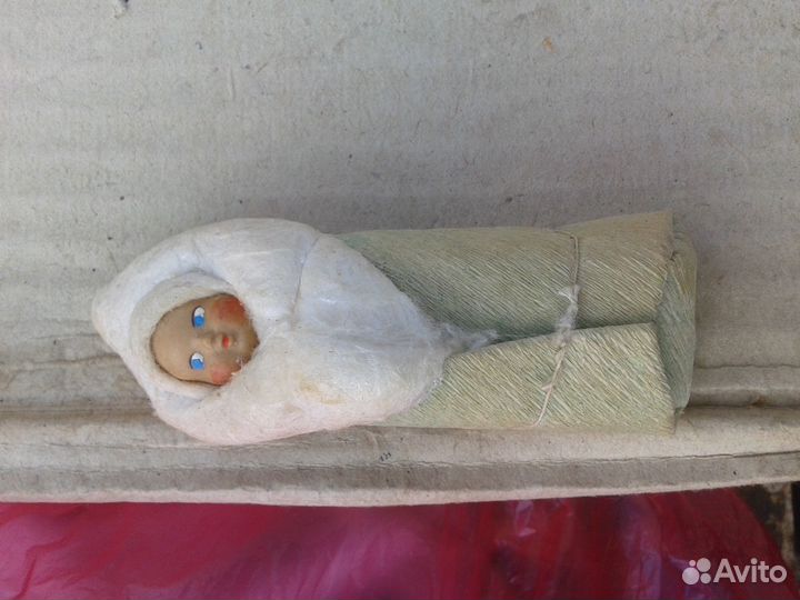 Елочные игрушки СССР, бумажные гирлянды