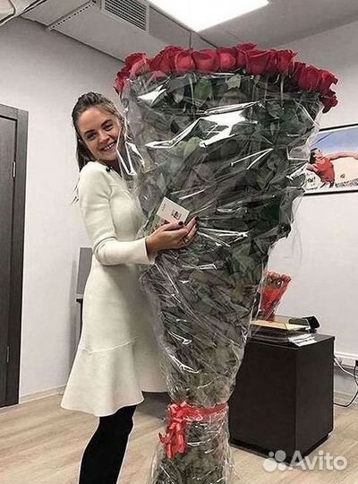 Букет роз 101 роза 51 роза