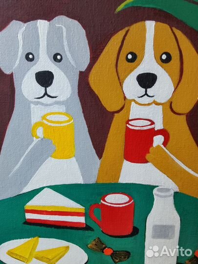 Картина на холсте Собачки