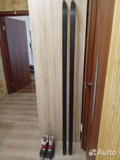 Лыжи беговые Tisa Sport Wax 190см + ботинки