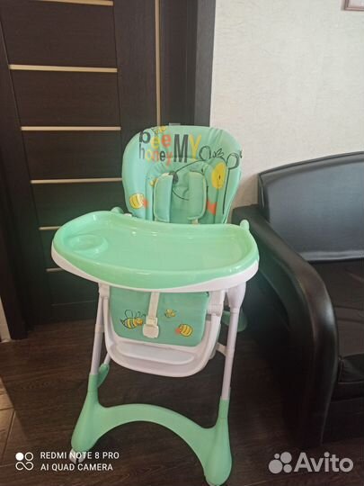 Стульчик для кормления Babyton Happy Animals Green