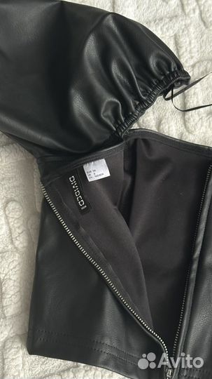 Кожаный тор корсет H&M