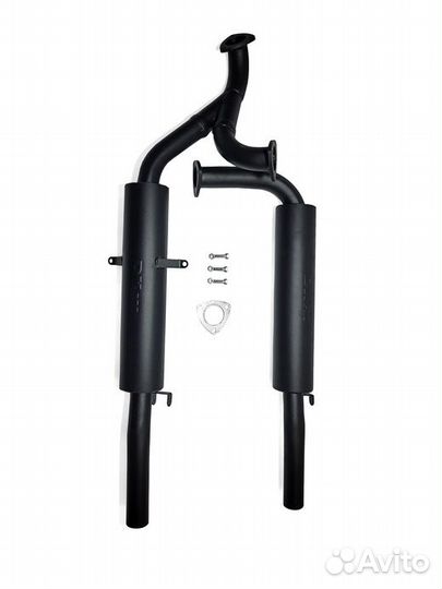 Раздвоенный глушитель 2101-2107