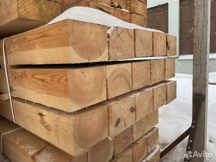 Брус обрезной 100х200х6000мм