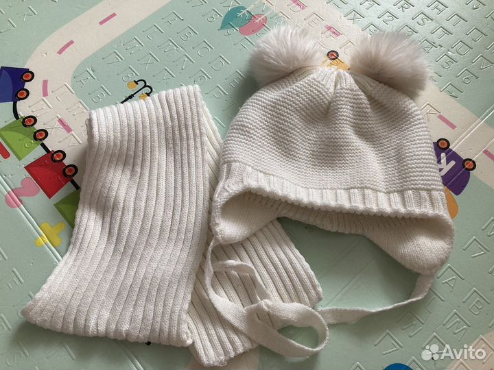 Комплект шапка и шарф