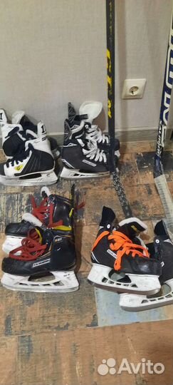 Хоккейные коньки бу