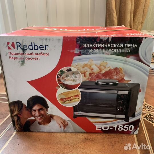 Новая электрическая печь с конфоркой