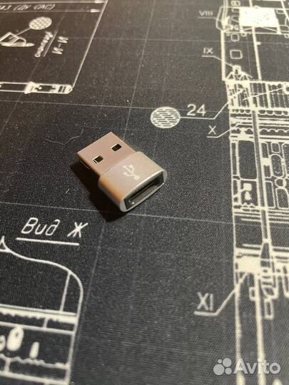 Переходник OTG с Type C на usb