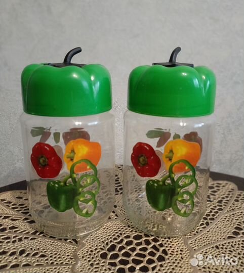 Банки для сыпучих продуктов 2 шт