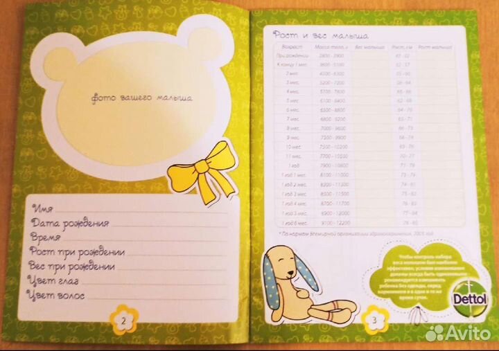 Книга развития ребенка